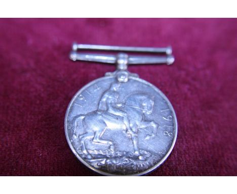 A WW1 medal awarded to 29189 Private W. Wilkinson West Riding Regiment 