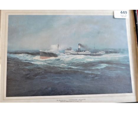 (3) Harrison Line Ships - (1) Contractor 1930-Lost by Enemy Action 1943 - (2) M.V Pisces Pioneer - (3) Astronomer 1982 - Item