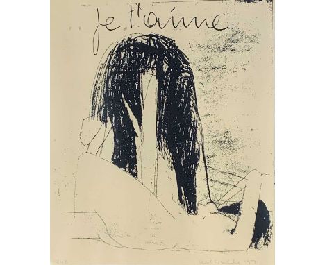 Karl WESCHKE Je t'aimeLithographSigned and dated 1971Numbered 10/10B59 x 50cmCondition report: UK postage: £60+VAT. 