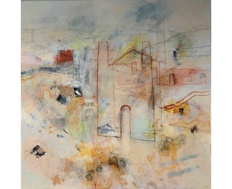 Simon POOLEY (1955)Engine HouseMixed media on canvasSignedLabels to verso dated 201740 x 50cmCondition report: UK postage: £6
