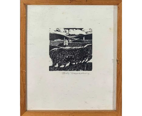Bob DEVEREUX (b.1940)Boat by a LighthouseMonochrome linocutSigned in pencil19 x 16.5cmTogether with two other works by the sa