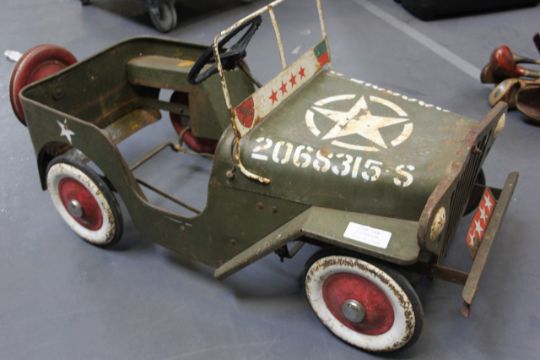 willys jeep pedal car for sale