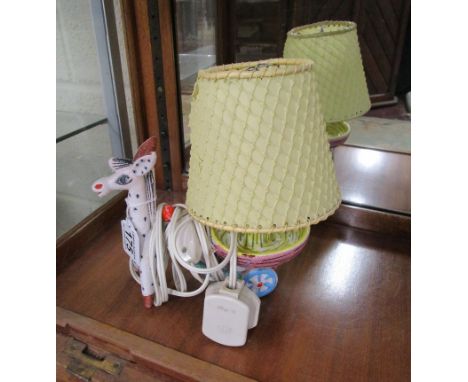 Donkey &amp; cart lamp