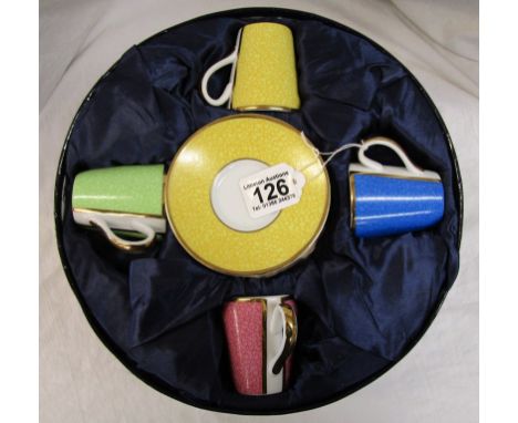 Boxed Royal Worcester coffee set