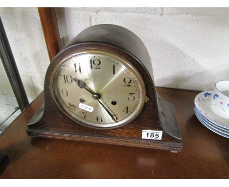 Oak mantle clock