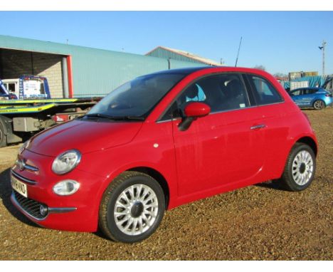 Make &amp; Model: Fiat 500 LoungeDate of Reg: WV18 KNDColour: Redcc: 1242MoT: 28-03-2022Fuel Type: PETROLMileage: 16kTransmis