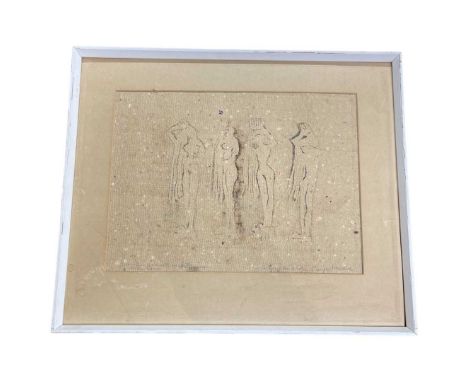 POLISH SCHOOL (20TH CENTURY) FIGURES
indistinctly signed and inscribed, Print.27 x 35cmQty: 1