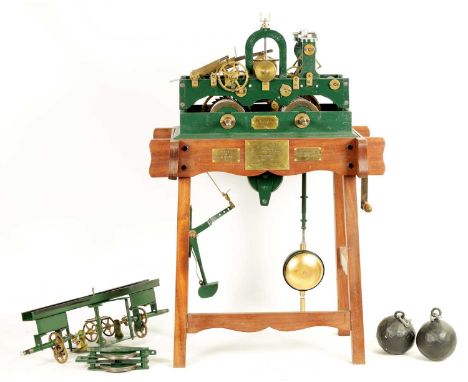 MUIRHEAD &amp; SONS, GLASGOW. A GOOD QUALITY VICTORIAN STRIKING TURRET CLOCK MOVEMENT the painted iron framed movement having