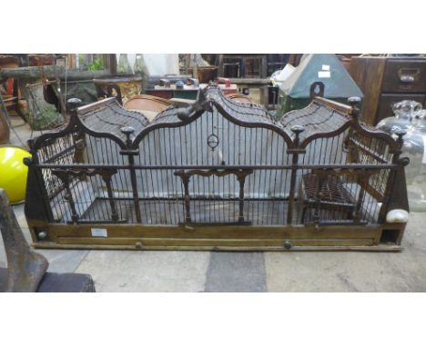 A vintage finch breeding cage 