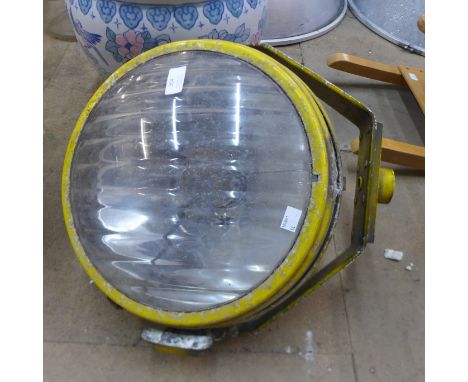 A vintage Benjamin search light 