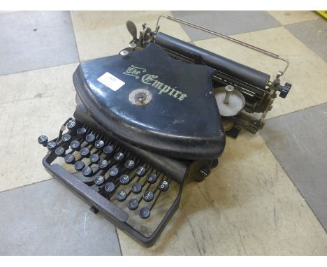 A vintage Empire typewriter 