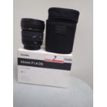 SIGMA 8MM 1:3.5 EX DG FISHEYE LENS