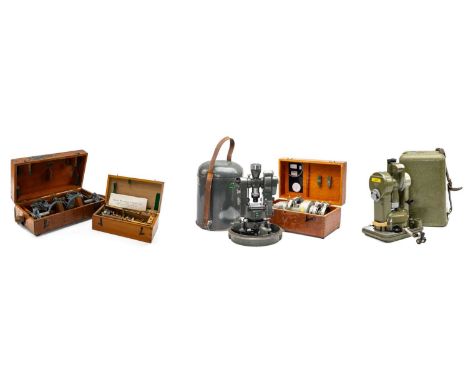 VARIOUS MINING & SURVEYING INSTRUMENTS including, TWO VINTAGE MINING APPARATUSES, comprising Kelvin Bottomley & Baird Ltd. Ai