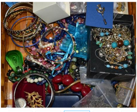 A fantastic collection of vintage costume and dress jewellery to include beads, bangles, bracelets, necklaces Scottish thistl