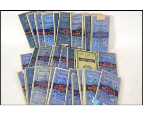 A good collection of vintage Bartholomew's canvas backed Cycle and road maps