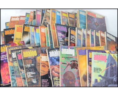 A large collection (approx 50) vintage 1970's ' Analog Science Fiction ' comic books / annuals. 1972-1976. Each with colourfu