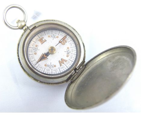 Dennison military pocket compass, dated 1917