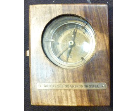 Boxed compass marked Dollond, London