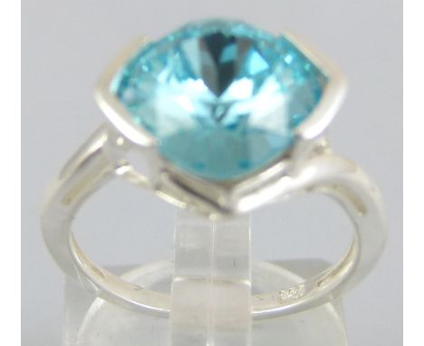 Sterling silver turquoise stone ring