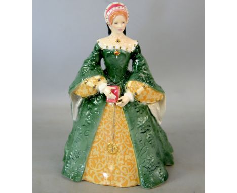  Royal Worcester figure, 'Queen Mary I ' CW 506 limited edition with certificate, 