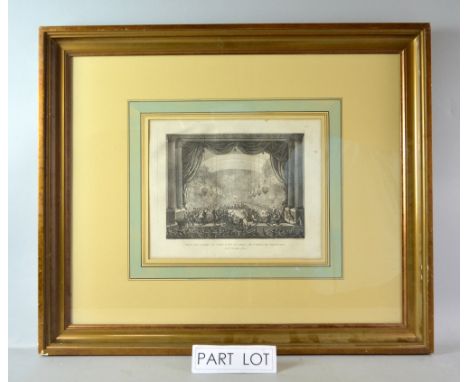 † Group of decorative pictures, mainly architectural and interior scenes, all framed, largest 79 x 62 cm (7)
