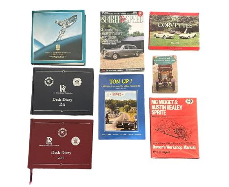 Mainly hardback collection, generally excellent to good plus, with Rolls Royce Enthusiasts' Club 2013 Yearbook, Ton Up! 100 y