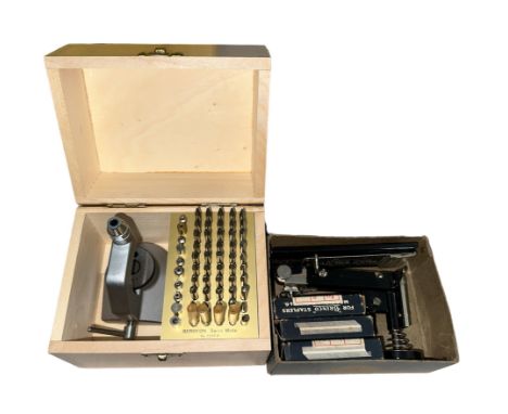 Watchmakers tools with Bergeon 5285B staking set, 1897 set, 4166 set and a variety of other tools etc. 