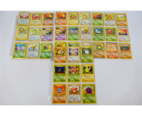 Pokemon - A complete Jungle base set 64 x cards which appear in Good overall condition with light signs of use. Stored in cle