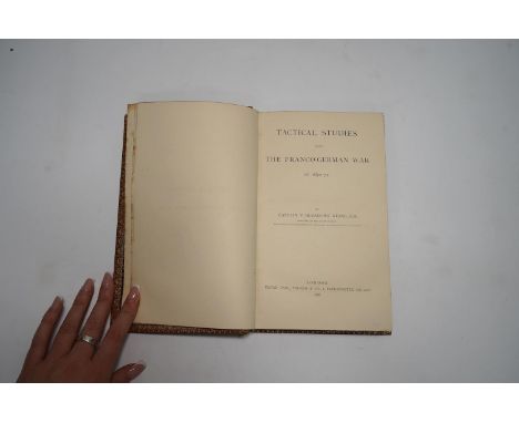 ° ° Stone, F. Gleadowe - Tactical Studies From The Franco-German War of 1870-71, first edition, tall 8vo, 22 folding lithogra