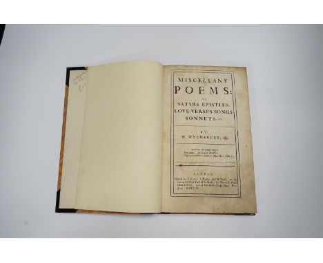 ° ° Wordsworth, W - The Waggoner, A Poem, first edition, rebacked tan calf, London, Strahan and Spottiswoode, 1819; The White