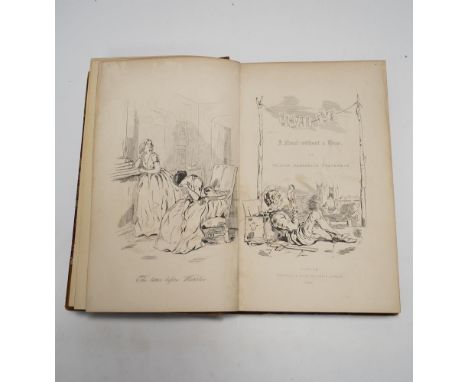 ° ° Thackeray, William Makepeace - Vanity Fair. A Novel Without a Hero. First Edition (bound as 2 vols.) engraved pictorial (