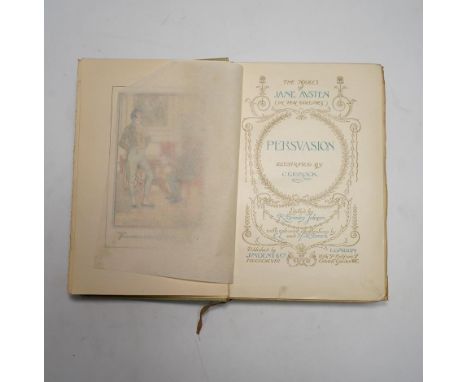 ° ° Austen, Jane - The Novels - 10 vols., edited by R. Brimley Johnson, illustrations by C.L and H.M Brock, 8vo, publisher's 
