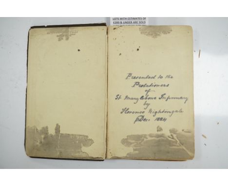 ° ° Nightingale, Florence - Notes on Nursing: what it is, and what it is not. new edition, revised and enlarged. original bli