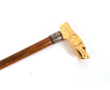 A collection of various Victorian and later walking&nbsp;sticks,&nbsp;a shooting stick etc.