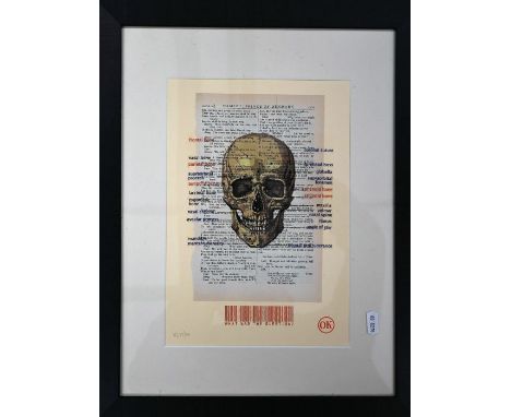 Orson Kartt Contemporary artist mixed media limited print 77/100 from the Panter &amp; Hall gallery London. Orson Kartt is an