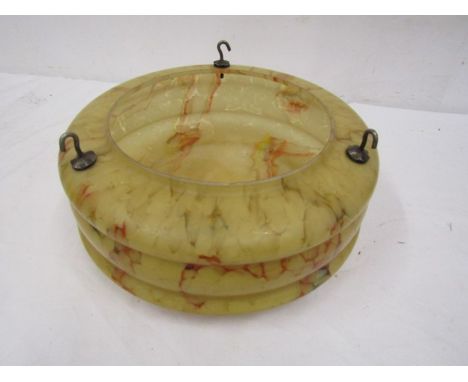 Vintage glass flycatcher ceiling light shade 