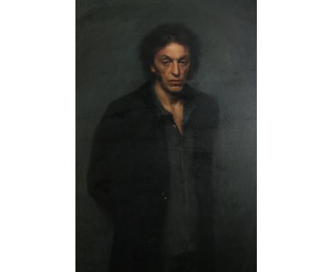 TR14951 † Jamie Coreth, oil on canvas, 'Jim Penfold', portrait. H.140 W.110cm. 