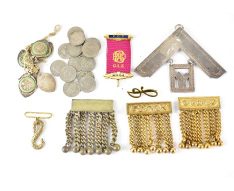 A collectors' lot comprising white metal and enamel Holywood Music Festival tokens dated between 1955-57, a quantity of one s