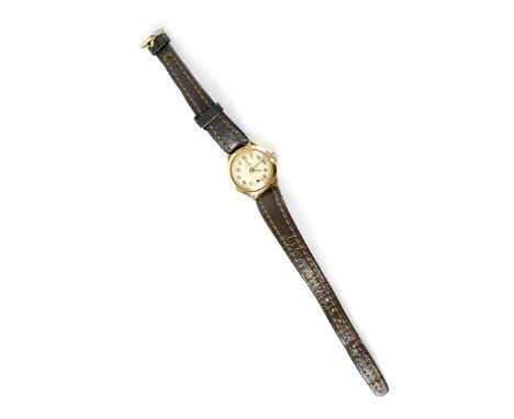 Tudor; a lady's 9K gold manual wind wristwatch, Edinburgh 1965, 21.5mm.