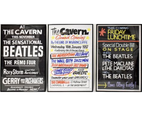 TONY BOOTH (British, 20th century): colour lithograph reproductions of the poster advertising 'The Cavern Grand Opening 1957'