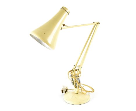 A vintage cream Anglepoise table lamp, height when extended approx 70cm.