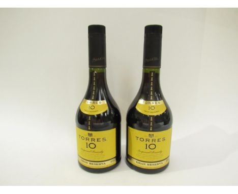 Torres 10 year old Imperial Brandy Gran Reserva, 70cm x 2 