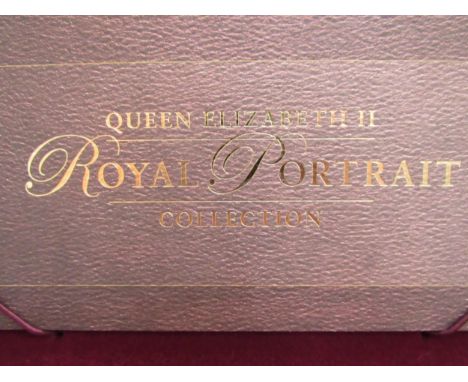 A Queen Elizabeth II Royal Portrait Collection 1957-1968 set of sovereigns consisting of four full and three half with docume