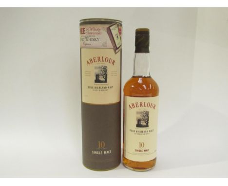 Aberlour 10 years Old Pure Highland Single Malt Scotch Whisky, 70cl, in tube 