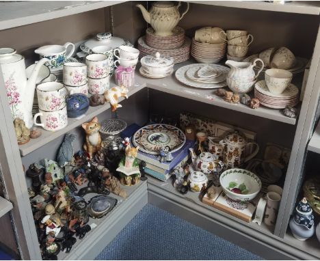 A large quantity of ceramics to include Midwinter Spanish Garden pattern part dinner set and others, together with mixed mode