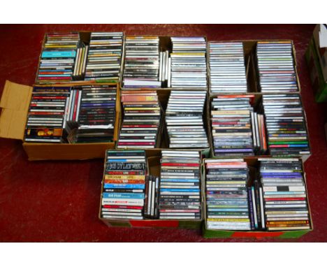 CD's - Over 300 CDs spanning the genres and decades to include many Country examples, Kings of Leon, Toby Keith, Rolling Ston