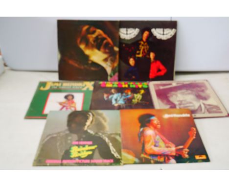 Vinyl - 7 Jimi Hendrix LP's to include Isle Of Wight (2310 139), Rainbow Bridge (K44159), The Essential (2612 034) Are You Ex