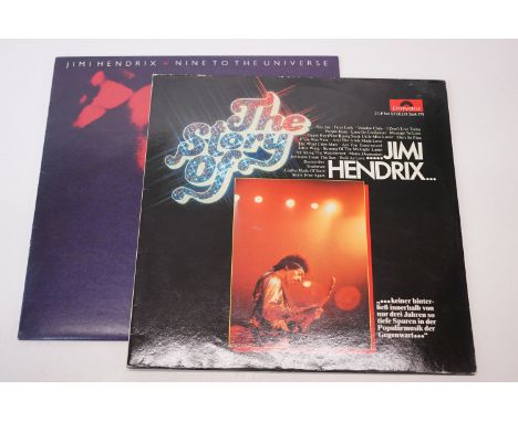 Vinyl - Two Jimi Hendrix LPs to include The Story of on Polydor 3664379 German pressing and Nine To The Universe Polydor POLS