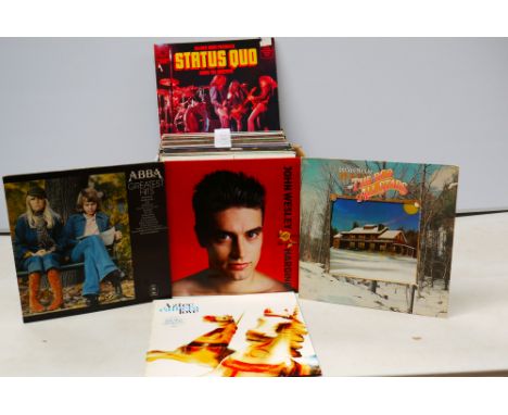 Vinyl - Collection of around 50 Rock &amp; Pop LPs to include The Bangles, Steely Dan, Aztec Camera, Leo Sayer etc, sleeves a