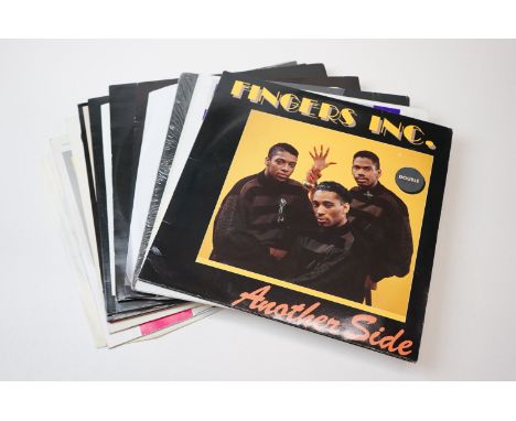 Vinyl - House / Hip Hop 14 rare UK / US albums and 12" singles including test pressings to include Fingers Inc 'Another Side'